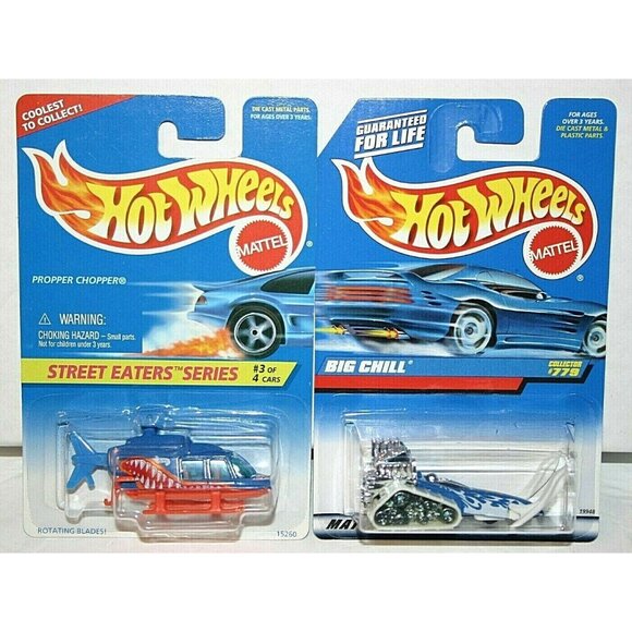Hot Wheels Propper Chopper # 414 / Big Chill # 779 LOT (2) - Picture 1 of 6